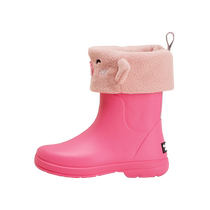 (Self-operated) American Creature Habits childrens rain boots plus velvet removable socks rain boots non-slip