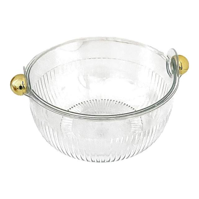 Double drain basket living room home fruit tray
