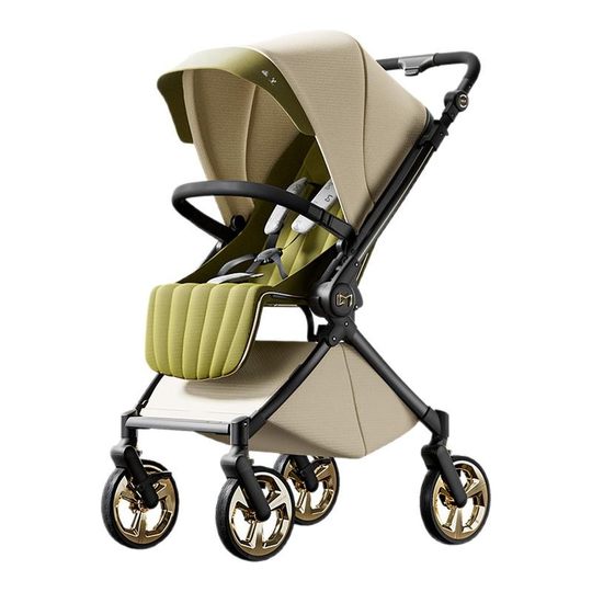 DearMom Roman Holiday newborn two-way lightweight shock-absorbing stroller is portable and can sit and lie down
