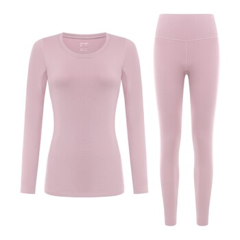 All cotton times men and women's warm set