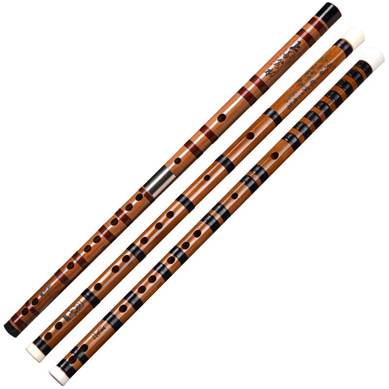竹笛楽器 竹製フルート 2セクションフルート プロ仕様の木管楽器(D