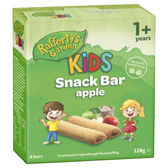 Australian Infant Fruit Sandwich Oatmeal Bar Biscuits 12 Months + Baby Snacks Rafferty's Garden