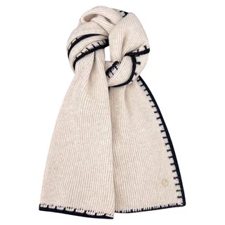 White Scarf for Women, 2025 New Winter Thickened Version, Gift for Girlfriend's Birthday, Student Wool Blend Neck Warmer