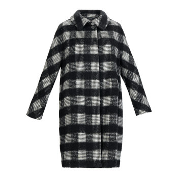 Red man mid-length coat coat