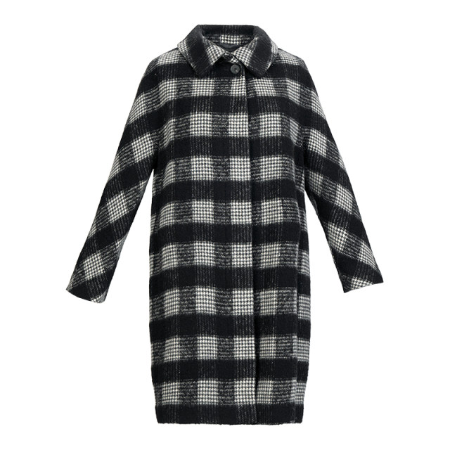 Red man mid-length coat coat