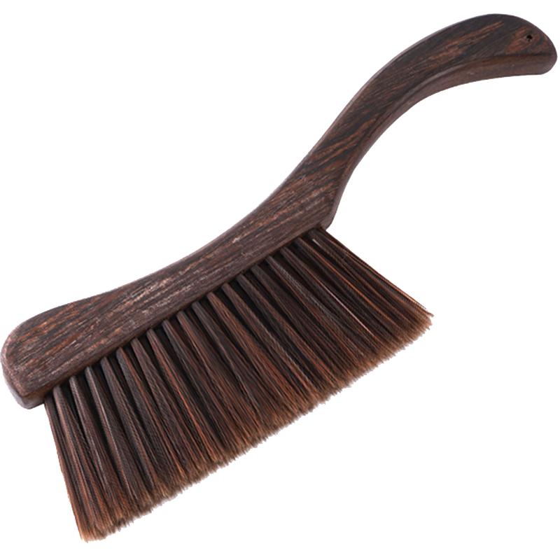Bed sweeping brush household chicken wing wood long handle soft bristles dust removal