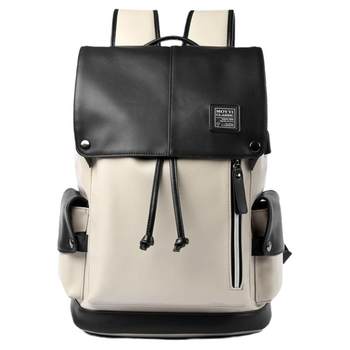 Fashionable japanese backpack leather waterproof