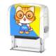 Children's name stamp waterproof sticker embroidery can be sewn