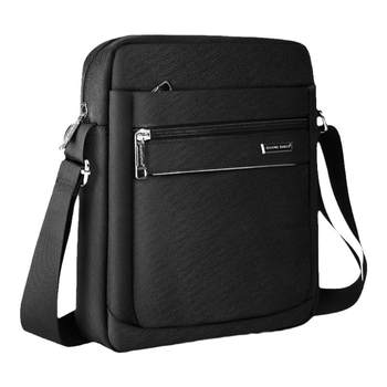 Business men's crossbody bag office flat panel shoulder bag