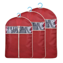 Clothes dust cover hanging garment bag clothing dust cover suit storage hanging down jacket home wardrobe coat bag