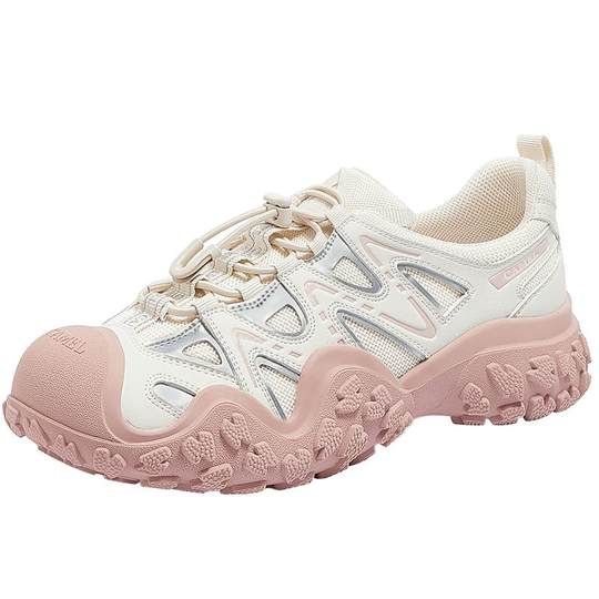 骆驼丑萌鞋女鞋夏户外百搭登山鞋时尚休闲鞋女运动鞋