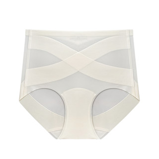 高腰收腹内裤女2024新款7A抑菌裆轻薄提臀冰丝无痕女士三角短裤头