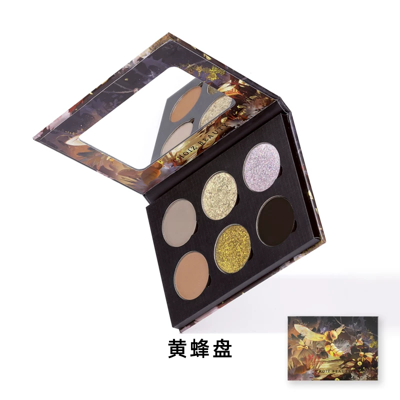 [Новая упаковка на полках] серия подарков CHOIZ BEAUTY дневной и ночной набор теней для век цвета дня земля дневной 6 цветов
