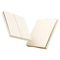 Chint official flagship store switch socket home concealed five-hole cream style 16A matte frosted panel K3E yellow