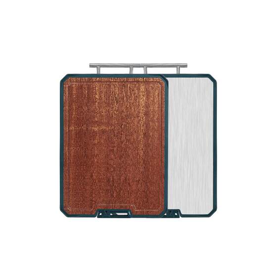 Mingjue ebony chopping board stainless steel double-sided chopping board