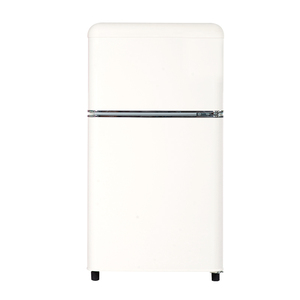 金松BCD-81JR复古小冰箱双门小型迷你冰箱办公室公寓冷藏冷冻冰箱