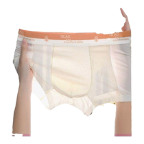 Mens fashionable underwear ice silk comfortable boxer briefs summer thin solid color mesh breathable pants seamless shorts