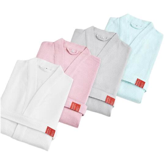 Peignoir Sanli en pur coton pour femme, peignoir en coton absorbant et à séchage rapide, pyjama à porter après le bain, serviette de bain pour homme, peut être porté en automne et en hiver