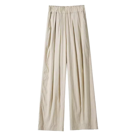 Yamamoto wide-leg pants for women in spring, autumn and summer style with lazy drape