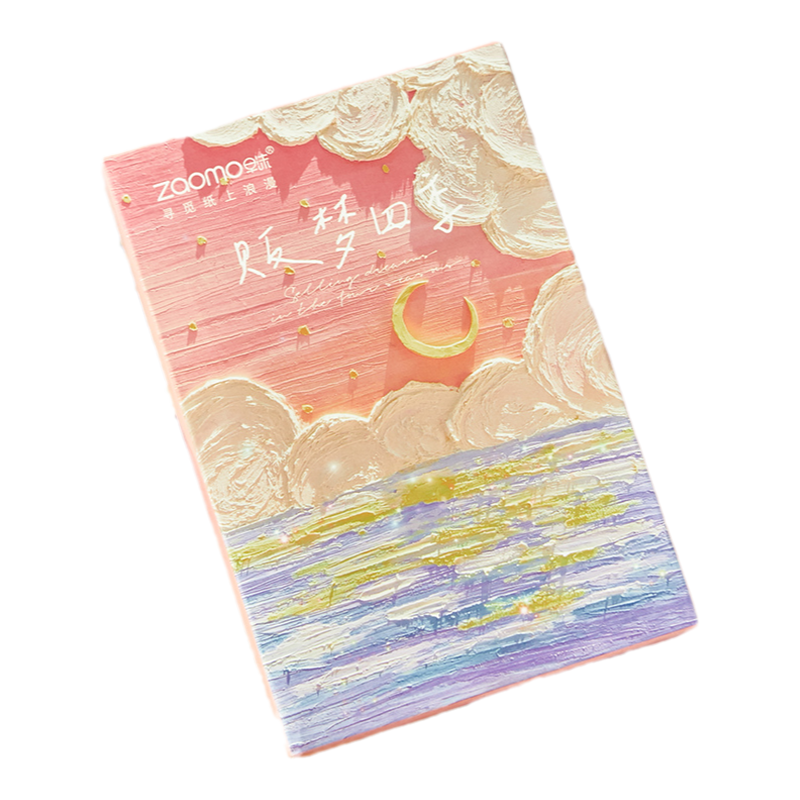 The 3D effect oil painting postcard looks good