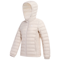 Camel Down Jacket for Men and Women Autumn Plush Sportswear Casual Long Sleeve Jacket Windproof Hooded Duck Down Warm Jacket