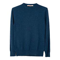 YMontagut/Montagut 100% cashmere solid color simple round neck versatile knitted cashmere sweater RM215208