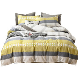 Thickened Brushed Cotton Duvet Cover, Single Piece, Pure Cotton, Double Size 150X200X230, Single Size 1.5m, All-Cotton Quilt Cover 1.8X2.0