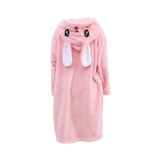 儿童浴袍长袖浴巾斗篷可穿式中大童珊瑚绒洗澡专用吸水性好秋冬