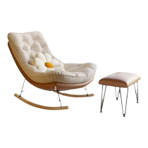 Nanyun rocking chair light luxury balcony leisure chair home leisure adult lounge chair winter and summer dual-use lazy sofa chair
