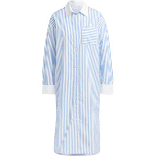 Adidas/阿迪达斯官方正品三叶草时尚女子运动长款衬衫裙IC5296