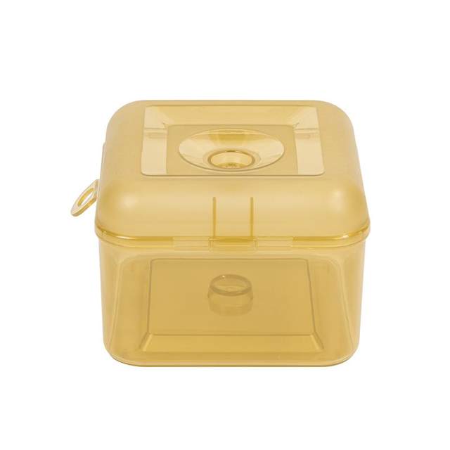 Rushan storage box can be filled with pacifiers, teething glue, and toys