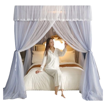 Floor-standing mosquito net for home bedroom 2023 new bed curtain anti-mosquito and anti-fall childrens three-door warm tent without installation