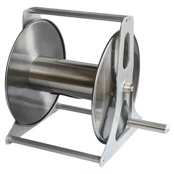 High-pressure water pipe storage rack pipe coiler stainless steel metal car washing machine car washing explosion-proof steel wire pipe coiler cleaning