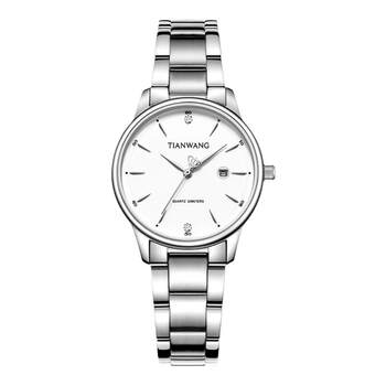 Tian wang man watch simple style steel wristwatch 31193