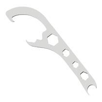 Universal bucket lid opener plastic bucket opener wrench paint bucket lid opener latex paint opener stainless steel model