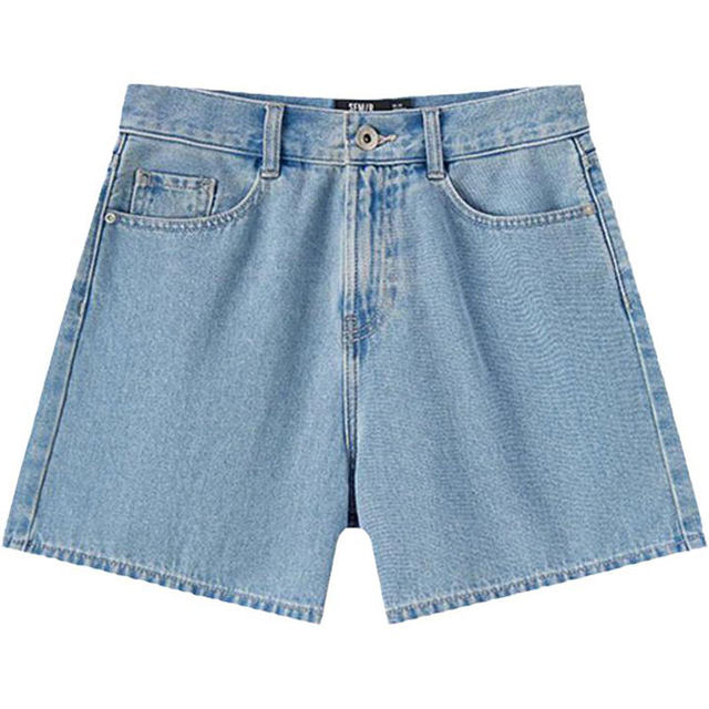 Semir jeans women's loose shorts simple straight pants
