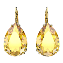 Swarovski Millenia pierced earrings are feminine niche light luxurious and high-end