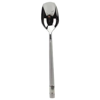 Stainless steel spoon high-value household long-handled soup spoon feeding spoon spoon eating watermelon spoon internet celebrity korean long spoon