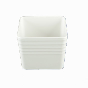 Melamine white anti-fall vegetable imitation porcelain bowl