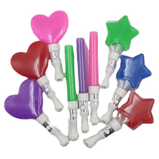 Konzert-Leuchtstab, Party, festliche Atmosphäre, Requisiten, Leuchtstab, Bühnenaufführung, Glühen, kurze fünfzackige Stern-Handlampe