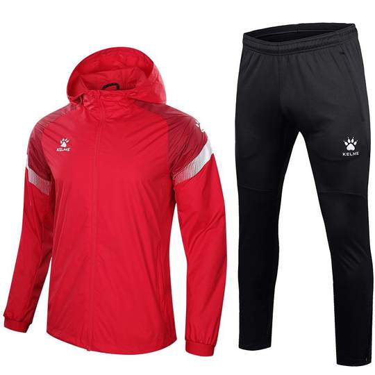 kelme卡尔美风雨衣运动防水男冲锋跑步足球训练服防风衣外套定制