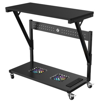 Zhuomao clampable robotic arm main frame mobile computer desk