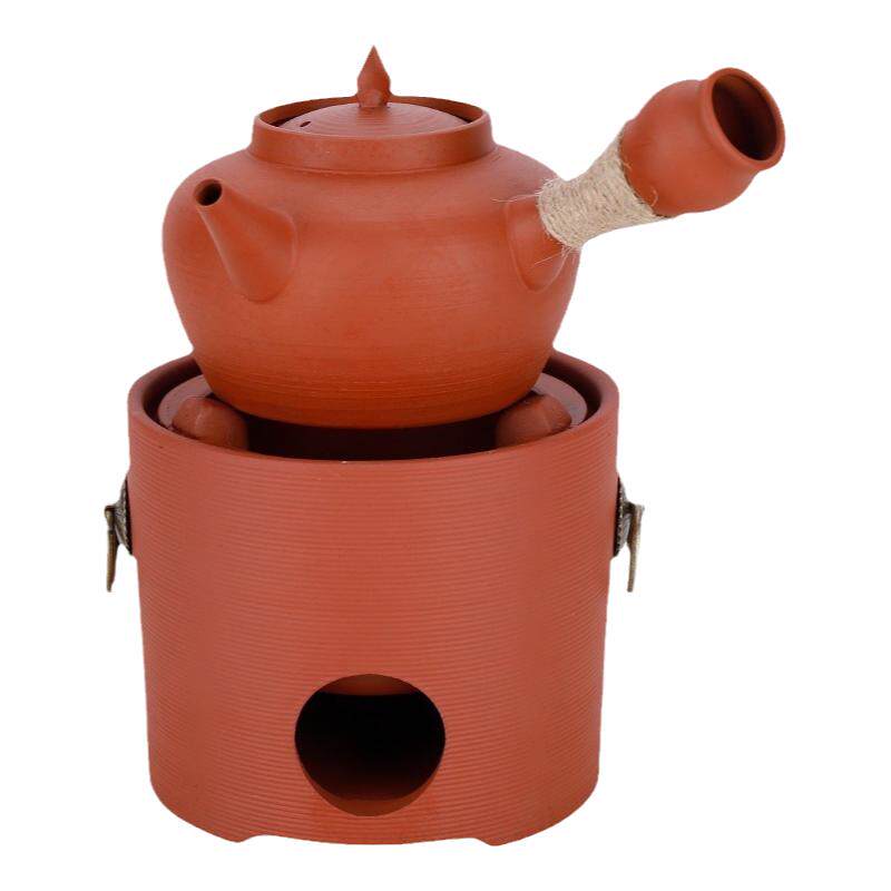 Carbon-electric dual-purpose tea pottery stove handmade clay stove
