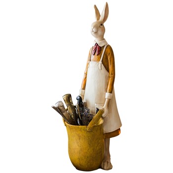 Juhan rabbit decoration storage bottle chopstick tube child fun