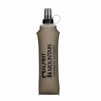 Foldable sports soft water bottle trail running soft water bottle