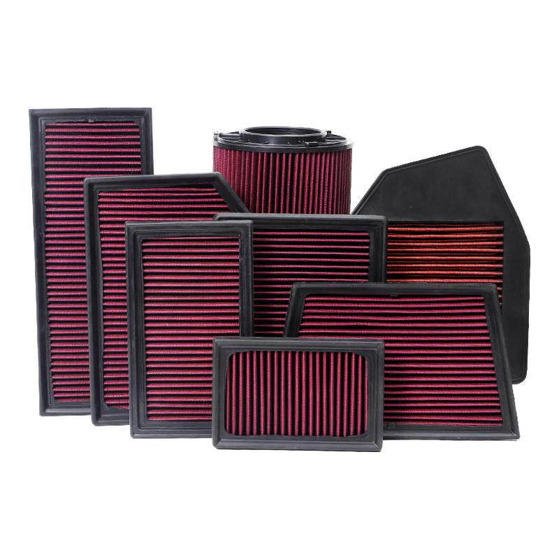 High-flow air filter element, enlarged air intake style, dry water-washed air filter, modified car maintenance special filter