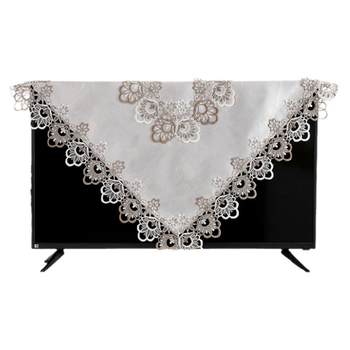 European lace TV cover dust cover hanging LCD desktop cover 55 inch 65 hanging cover lace cover