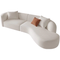 All-inclusive curved sofa cover special-shaped sofa cover universal irregular ice silk sofa cover non-slip sofa cushion