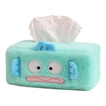 Japanese and Korean Melody cartoon tissue set ins style plush tissue paper fish monster car hanging desktop paper box