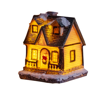 Igloo house illuminated table ornaments